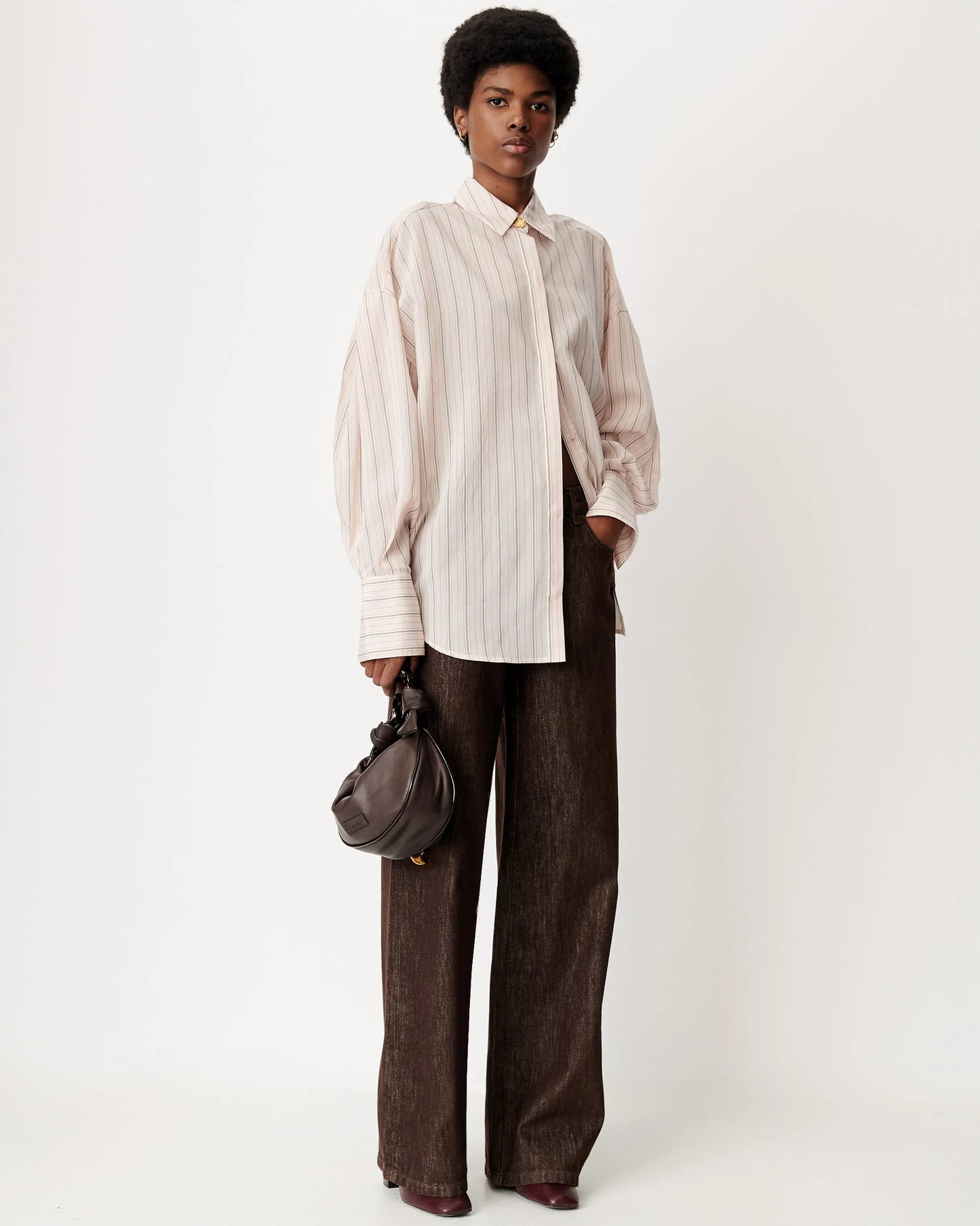 Mabel Shoulder Pleats Shirt