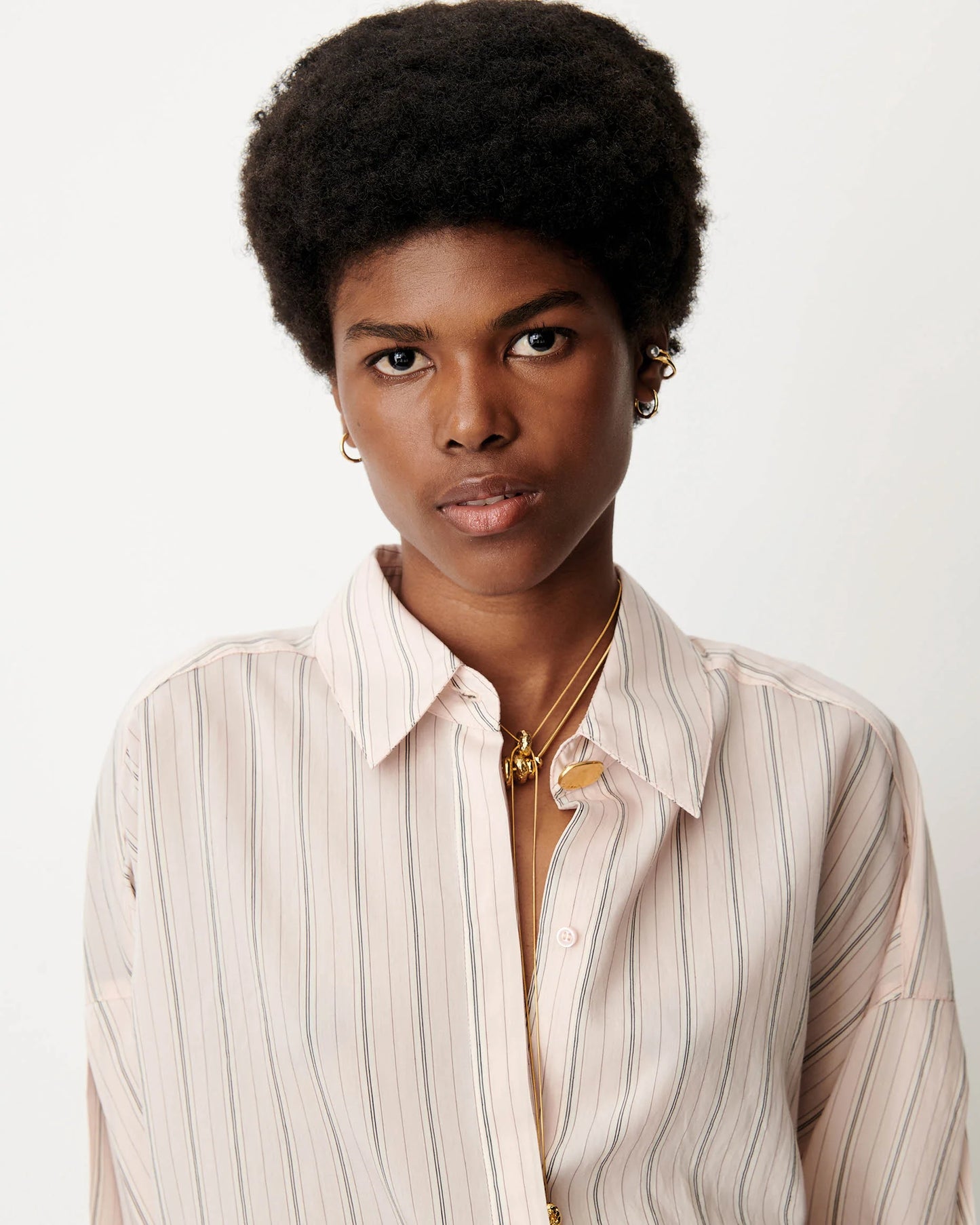 Mabel Shoulder Pleats Shirt