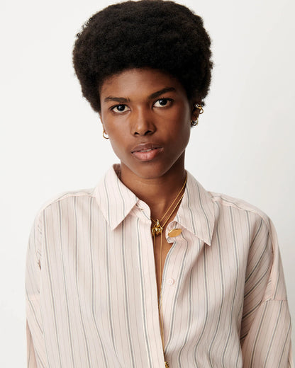 Mabel Shoulder Pleats Shirt