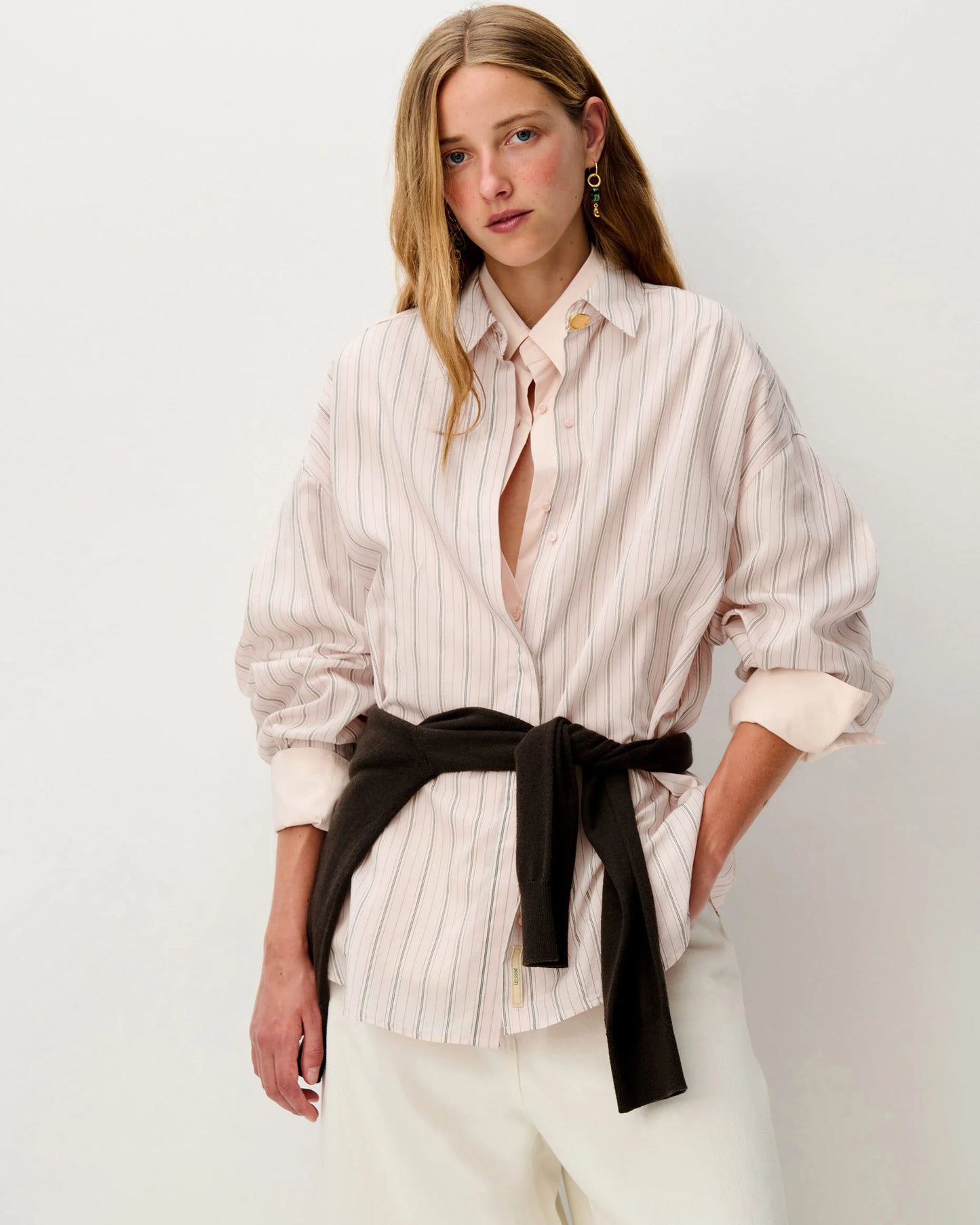 Mabel Shoulder Pleats Shirt