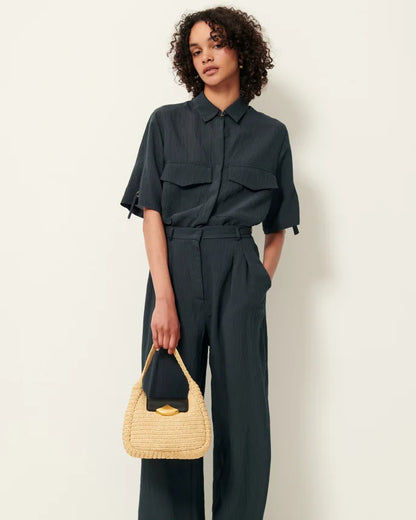 Maeluz Small Raffia Bag