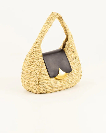 Maeluz Small Raffia Bag