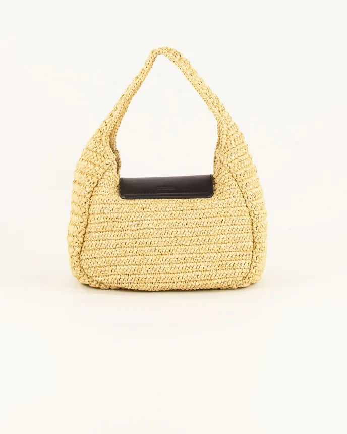 Maeluz Small Raffia Bag