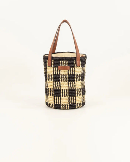 Mimi Tara R Small Raffia Bag