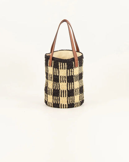 Mimi Tara R Small Raffia Bag