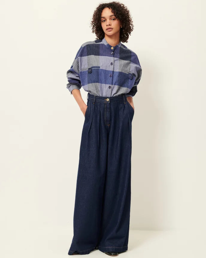 Orregia Short Blouse Pockets