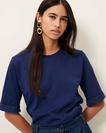 Samico T-Shirt With Woven Cuff