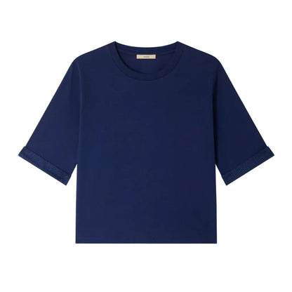 Samico T-Shirt With Woven Cuff