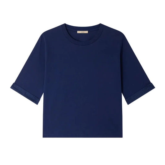 Samico T-Shirt With Woven Cuff