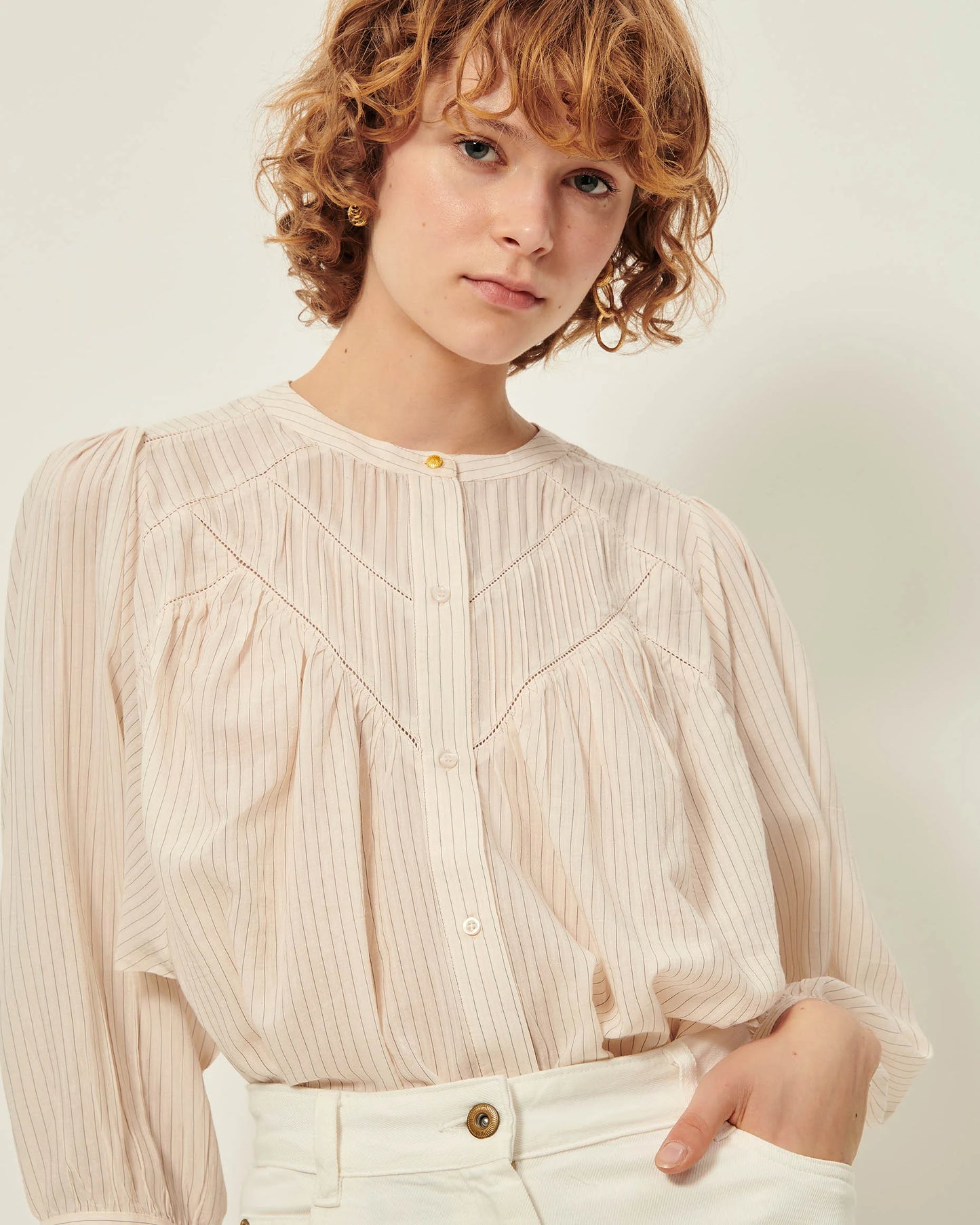 Savi Puff Sleeve Blouse