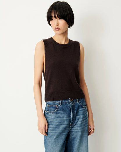 Ynoten Back Button Knit Top