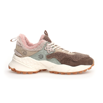 Kotetsu Woman Suede/Teddy Beige-Pink