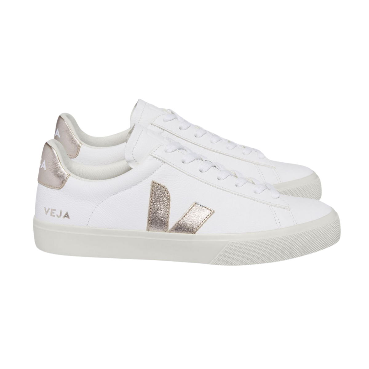 Veja | sneakers for women - Campo Chromefree Leather | White Platine ...