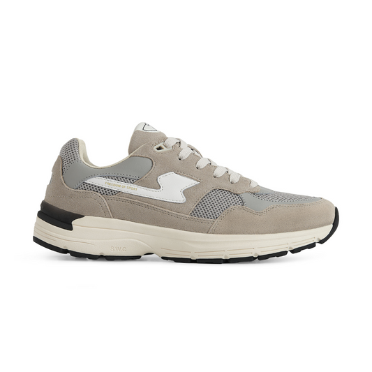 Light Grey Amiel S Strike Suede Mix Sneakers (unisex)
