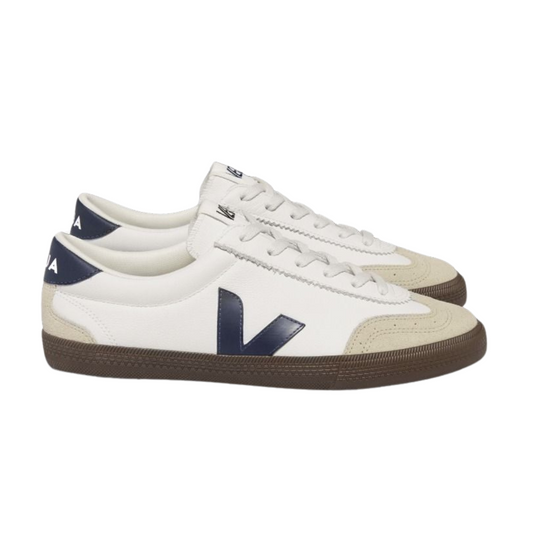 White Nautico Bark Leather Sneakers (men)