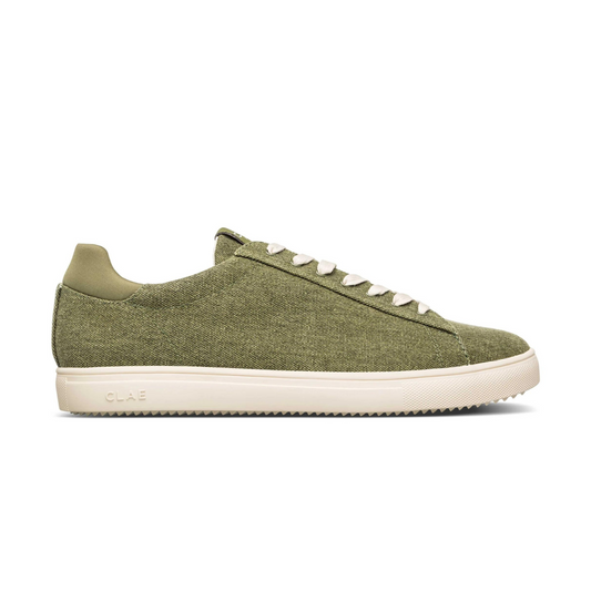 Olive Washed Canvas Sneakers (men)
