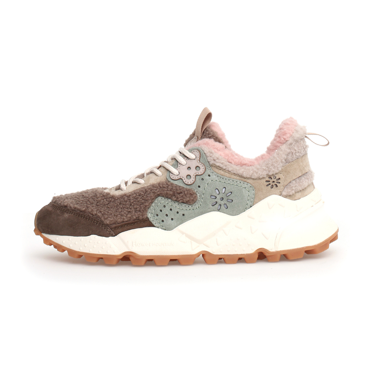 Kotetsu Woman Suede/Teddy Beige-Pink