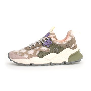 Kotetsu Woman Suede/Teddy Pale Pink-Military