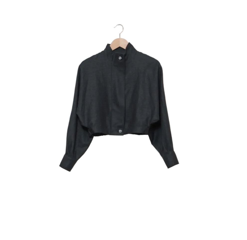 Short Blouson Linen