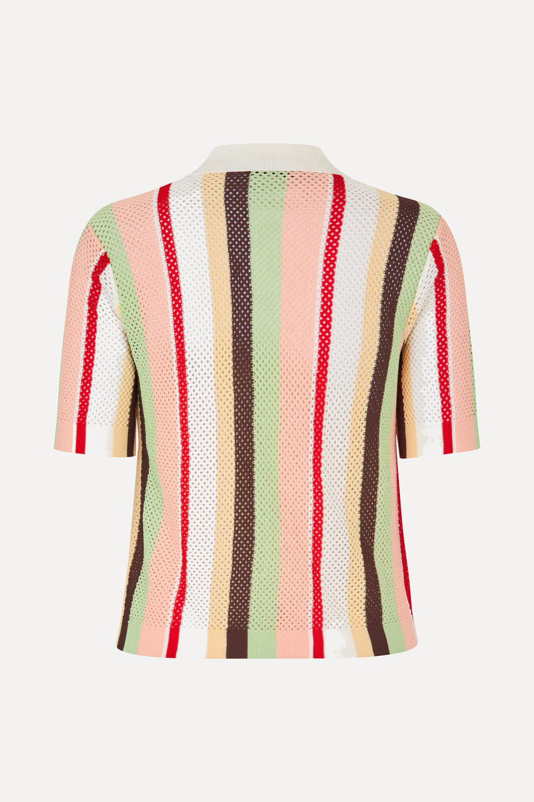 2100 Short Sleeve Crochet Polo