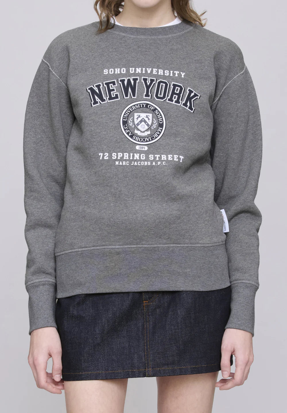 Shrunken Fit Crewneck Ny sweatshirt