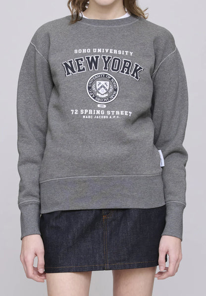 Shrunken Fit Crewneck Ny sweatshirt