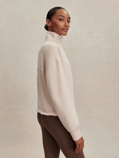 Sian Cropped Half Zip Midlayer