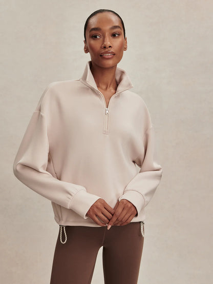 Sian Cropped Half Zip Midlayer