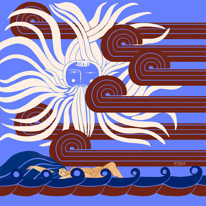 Silk Carre Scarf 29" Mistral - 75cm x 75cm