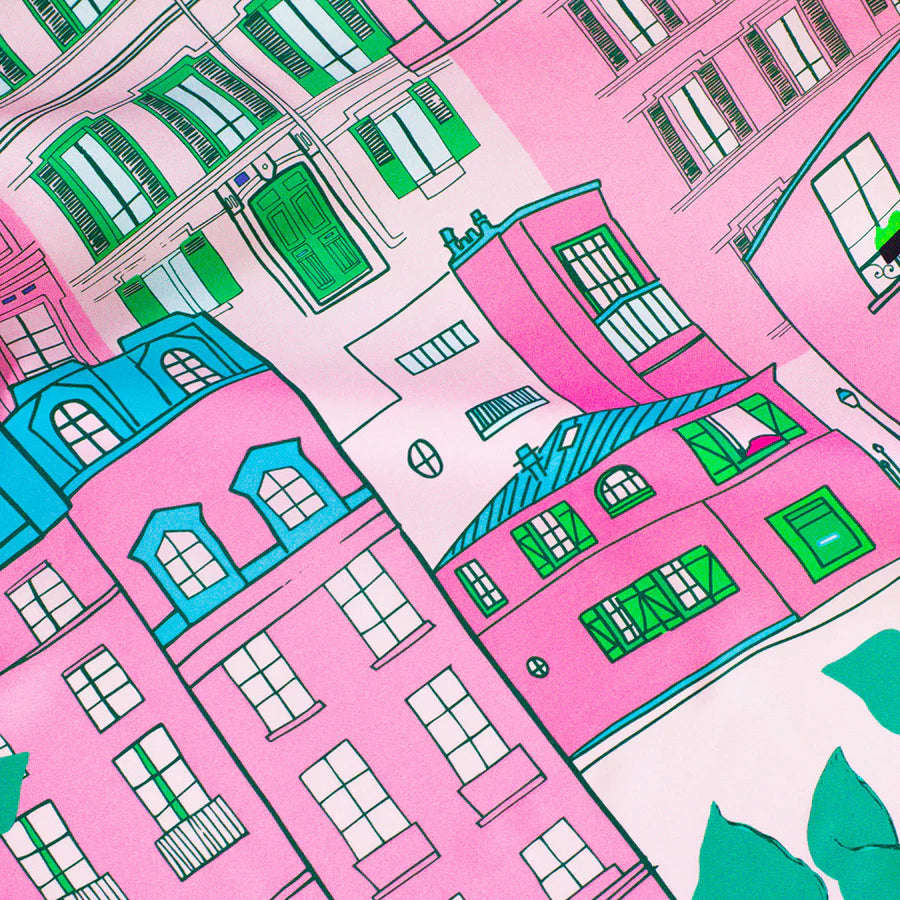 Silk Carre Scarf 29" Montmartre - 75cm x 75cm