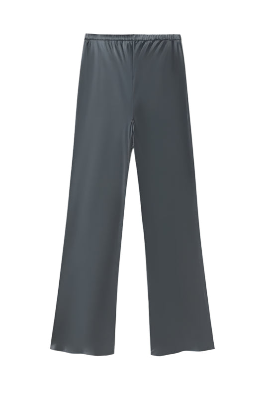 Bias Cut Pants Slate