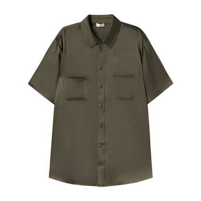 Short Sleeve Boyfriend Shirt