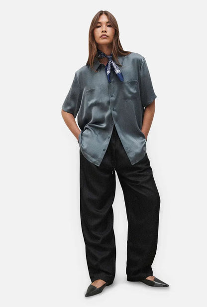 Short Sleeve Boyfriend Shirt