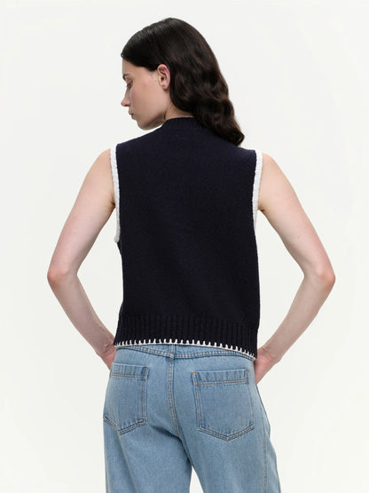 Sleeveless Cardigan