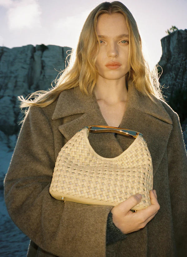 Boomerang Small Leather Bag