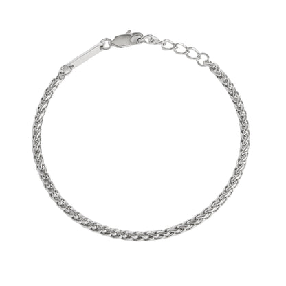 Spiga Chain Bracelet - Steel Finish