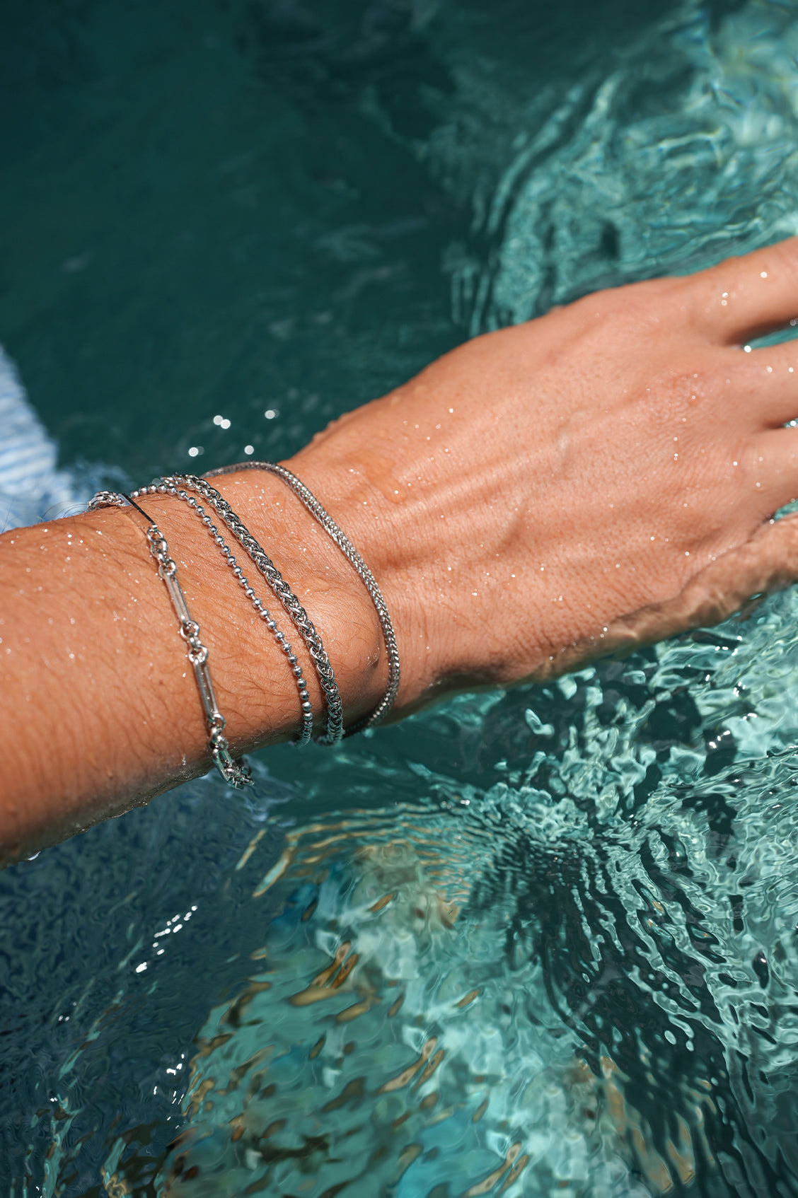 Spiga Chain Bracelet - Steel Finish