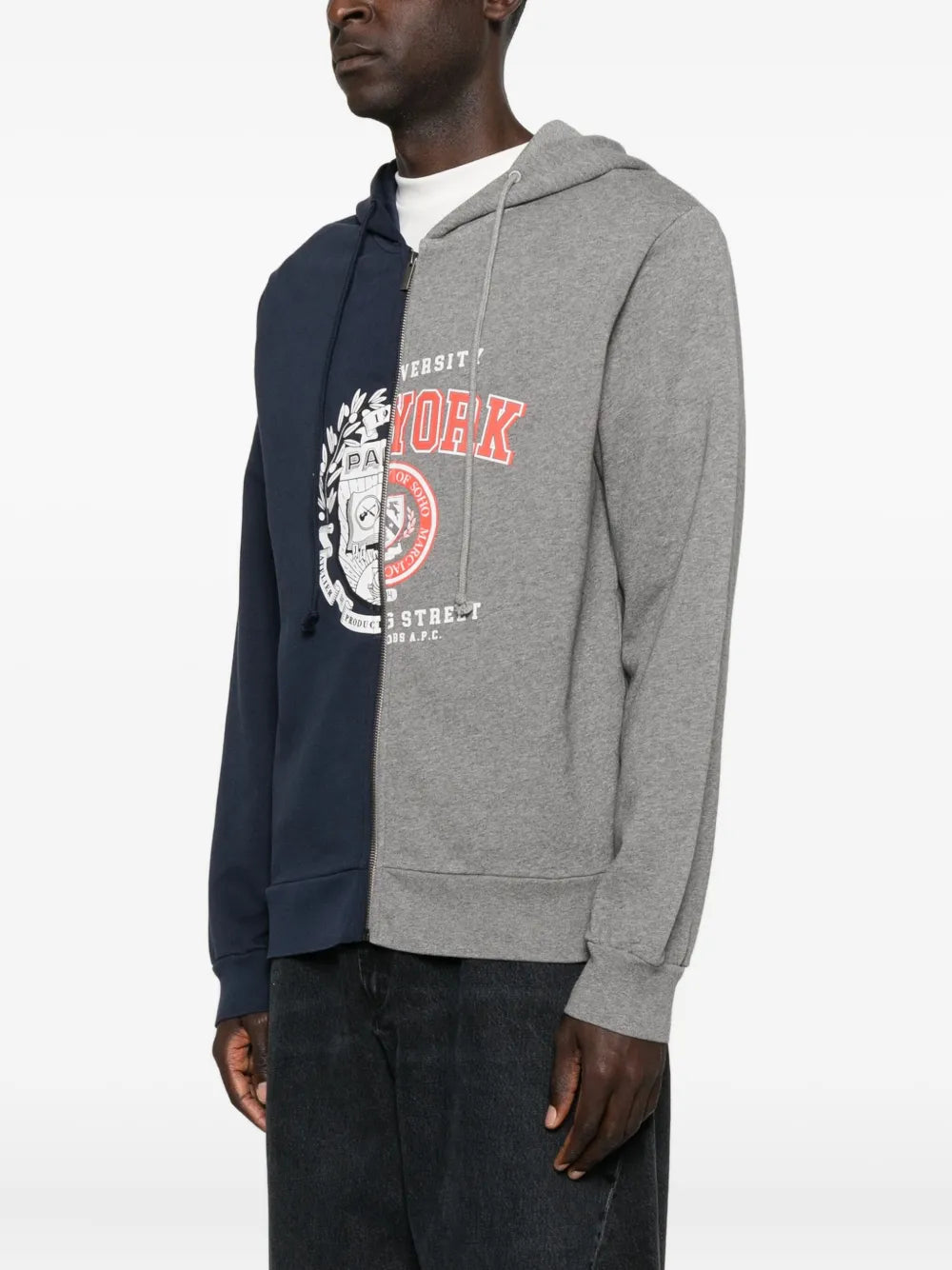 Splitted Crest Hoodie