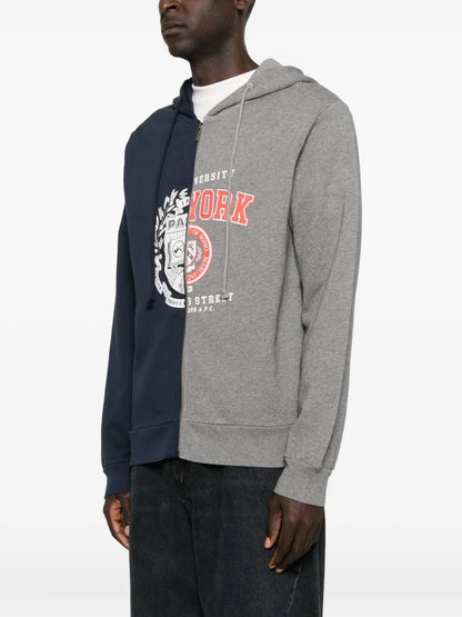 Splitted Crest Hoodie