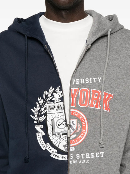 Splitted Crest Hoodie