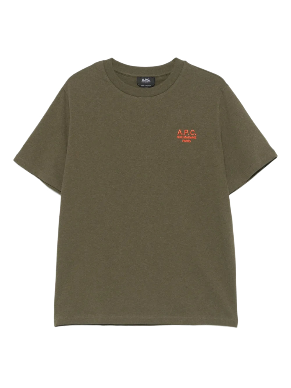 Standard Rue Madame Gots T-Shirt Kaki Chine/Rouge