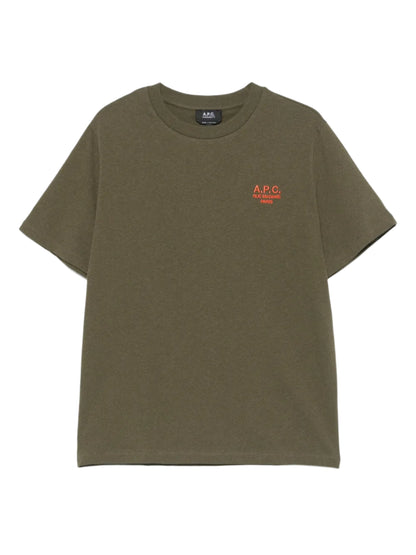 Standard Rue Madame Gots T-Shirt Kaki Chine/Rouge