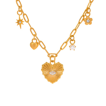 Starry Heart Necklace