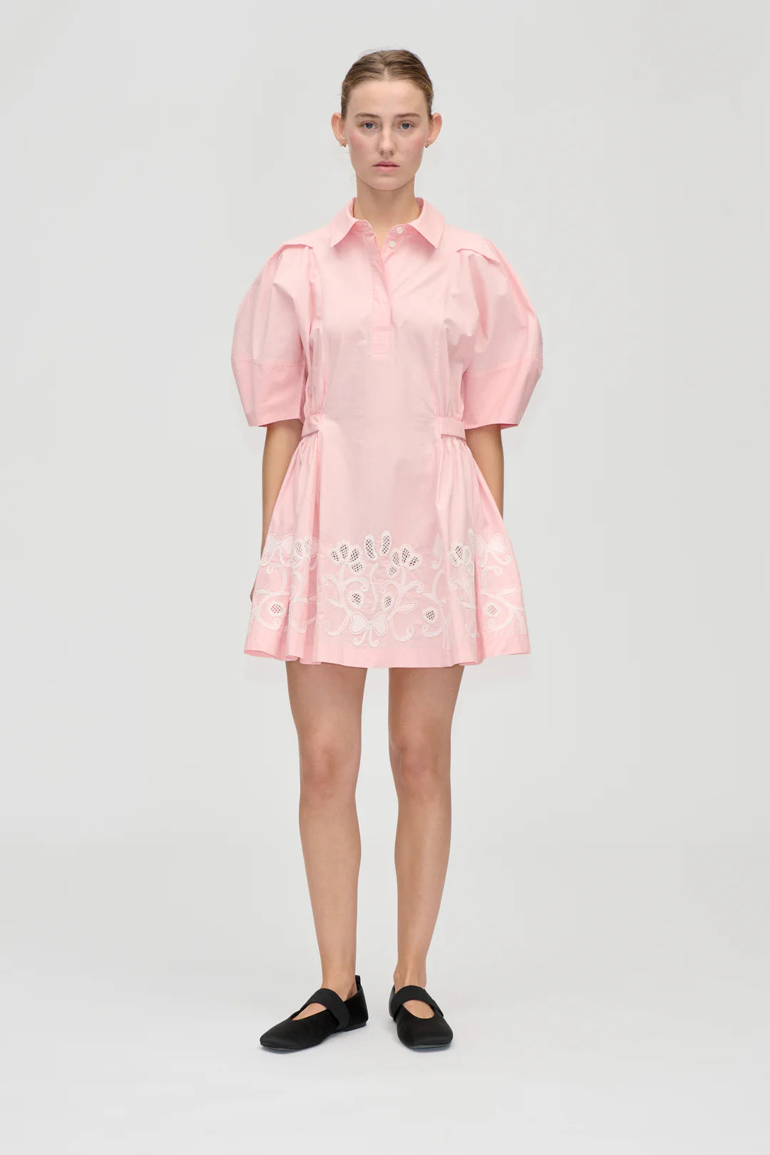 2522 Structured Sleeve Mini Dress