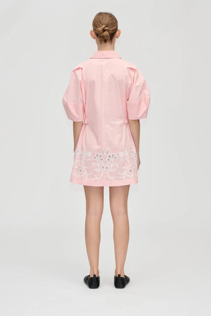 2522 Structured Sleeve Mini Dress