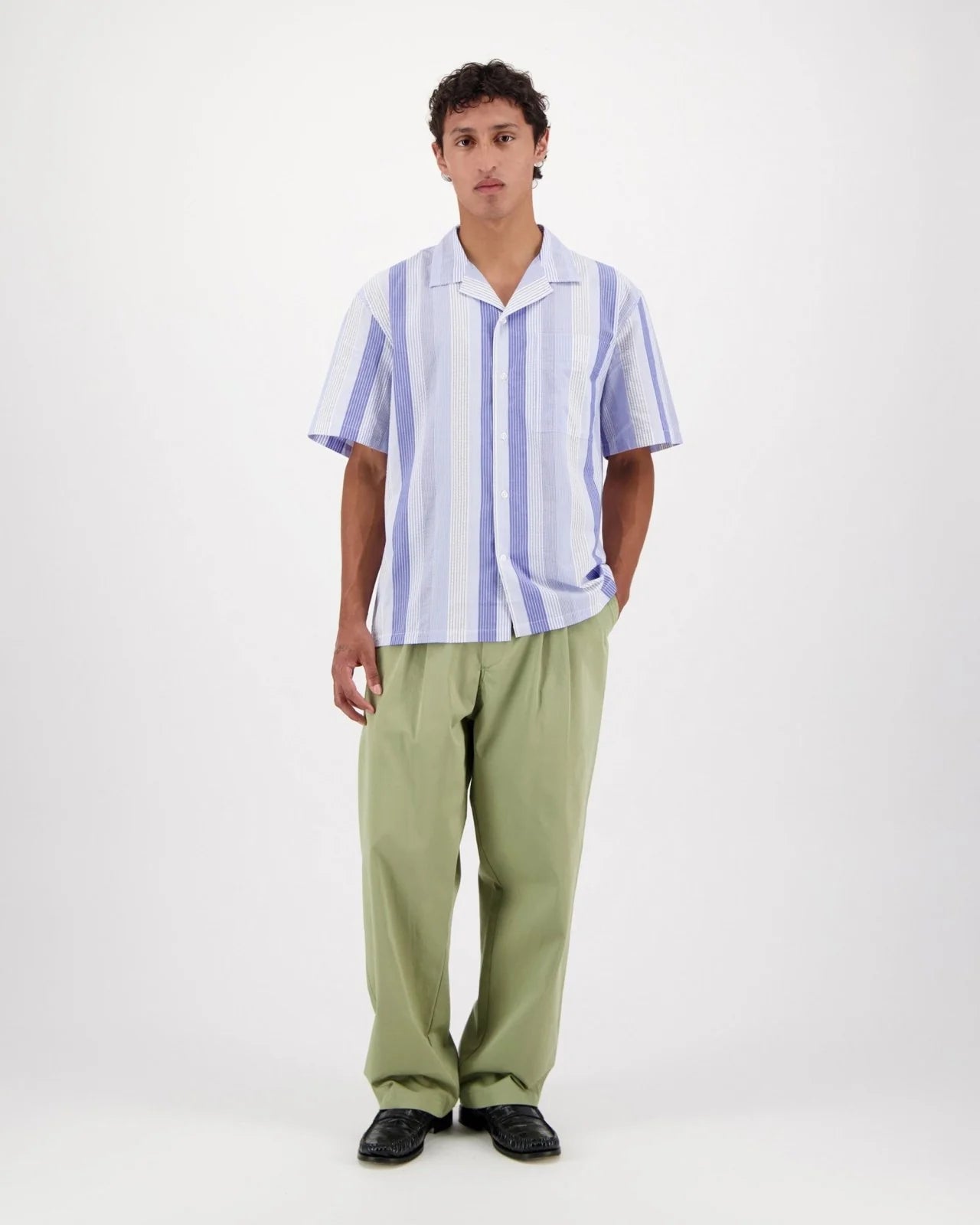 Stripe Short Sleeve Shirt