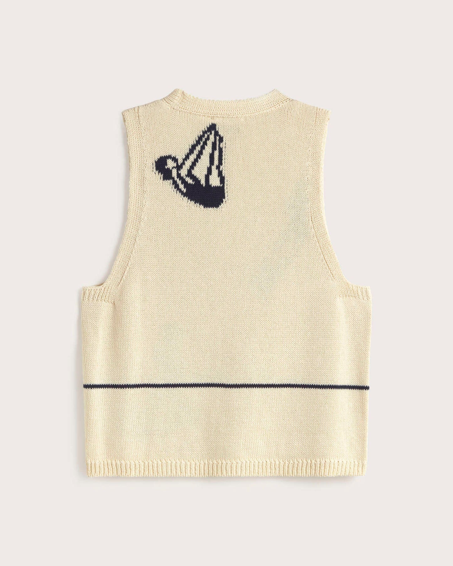 Swimmers Ecru Robbie Knitted Vest