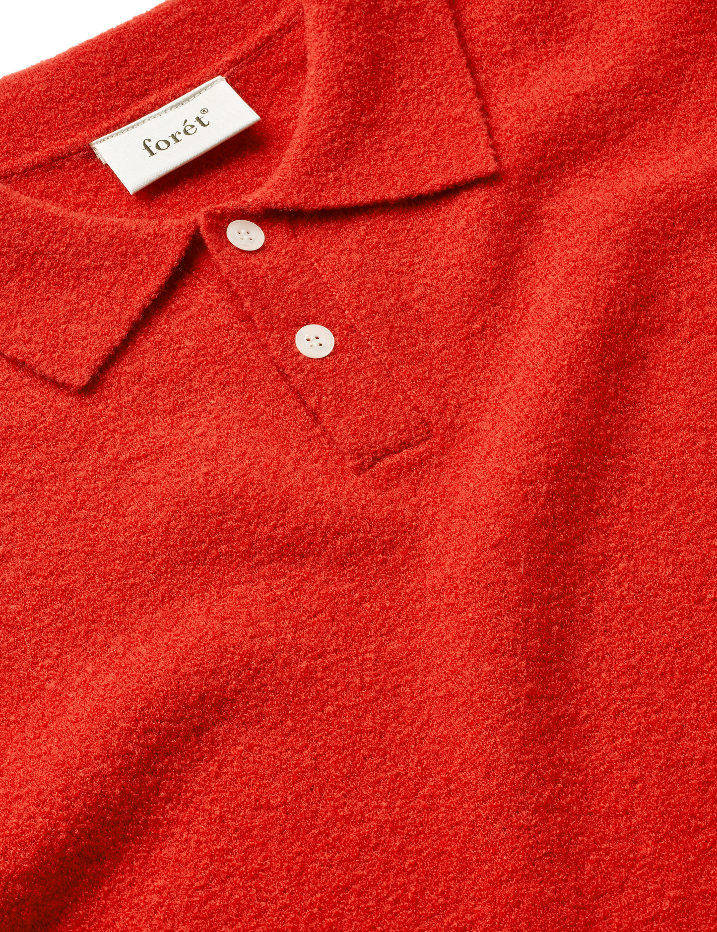 Timber Brushed Polo Knit