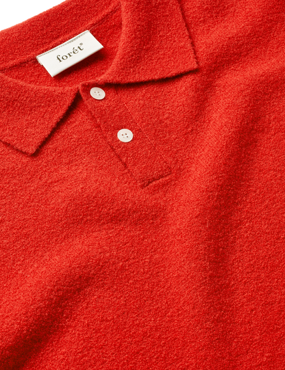 Timber Brushed Polo Knit