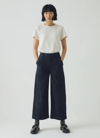 Annie Organic Indigo Side Button Jeans